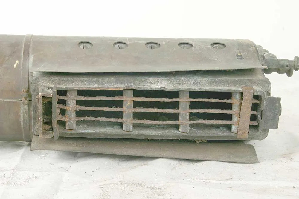 Old locomotive boiler