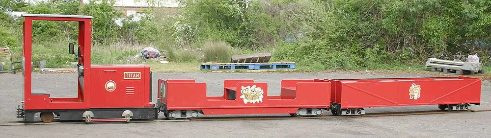 7 1/4 inch gauge petrol-hydraulic "Titan" shunter