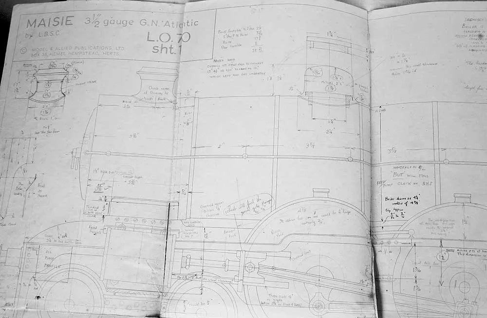 3 1/2 inch gauge GNR Atlantic