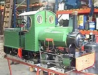 5 inch gauge "Sweet Pea" with tender