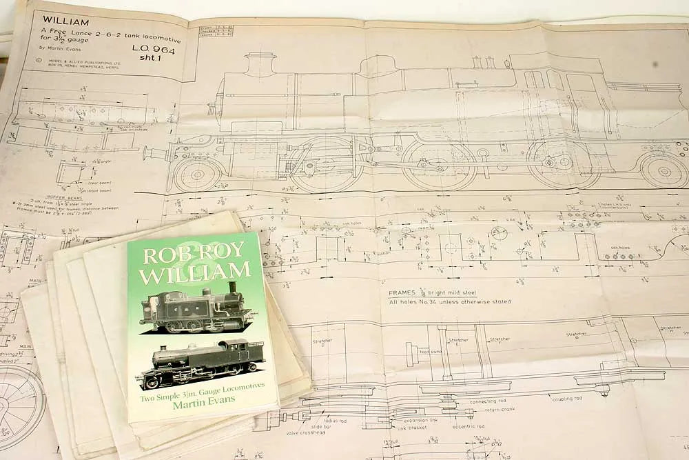 3 1/2 inch gauge part-built "William"