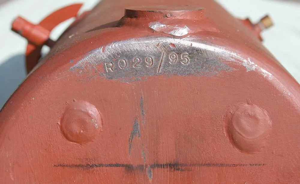 4 inch scale Ruston tractor boiler and parts