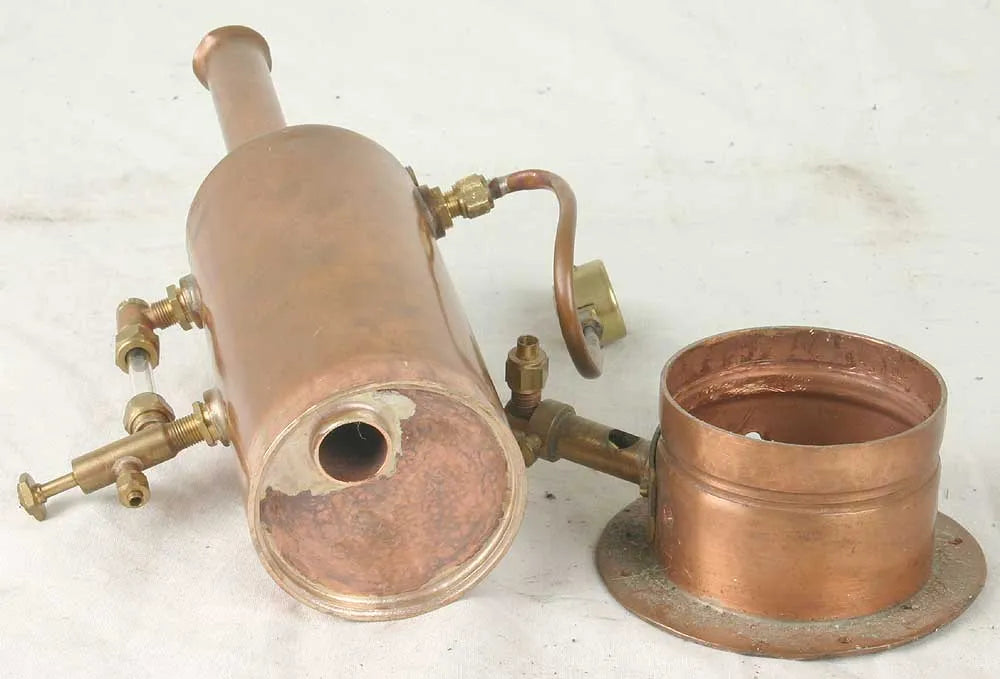 Small vertical boiler