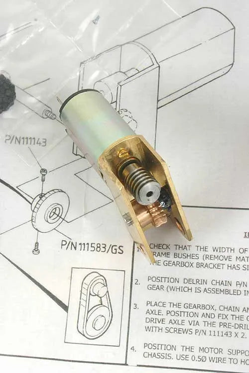 DJH Napier motor-gearbox unit
