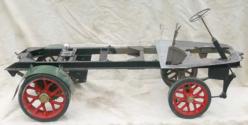 Dismantled 2 inch scale Clayton wagon