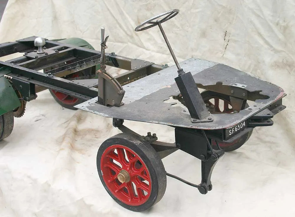 Dismantled 2 inch scale Clayton wagon