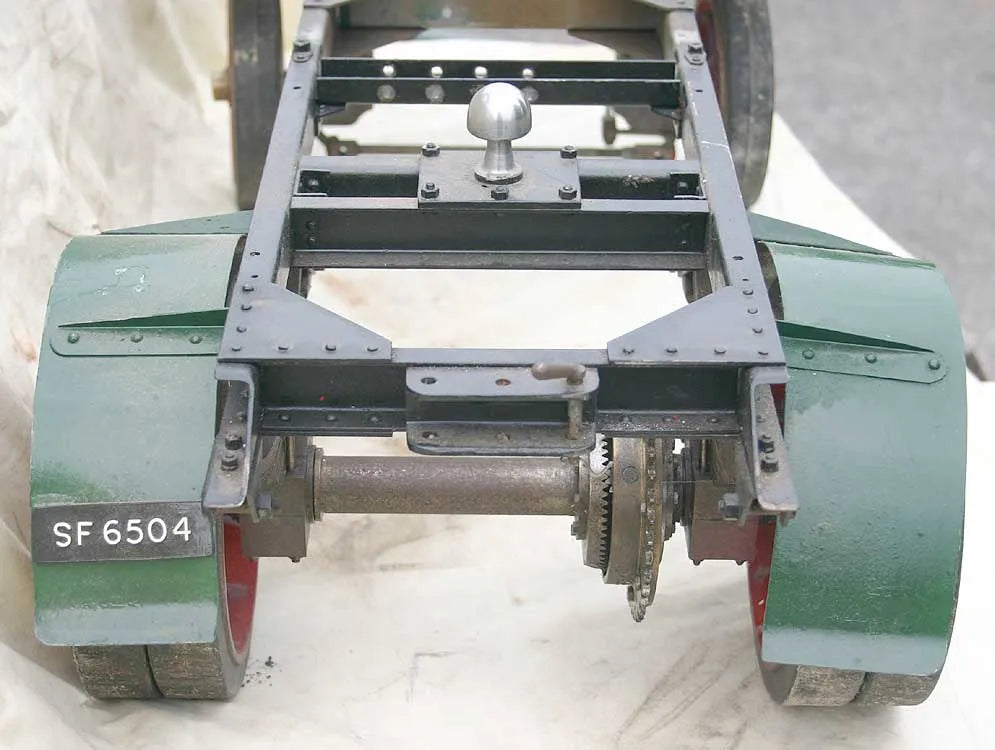 Dismantled 2 inch scale Clayton wagon