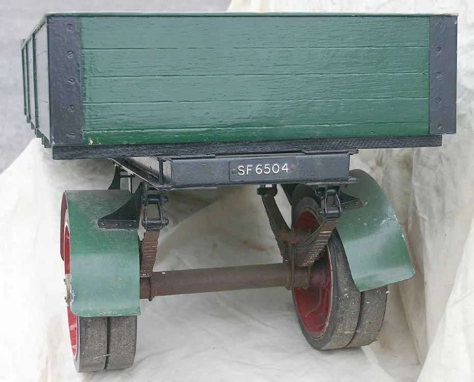Dismantled 2 inch scale Clayton wagon