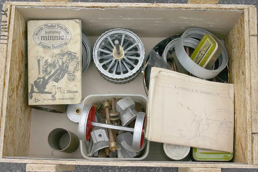 Parts for 1 inch scale "Minnie"