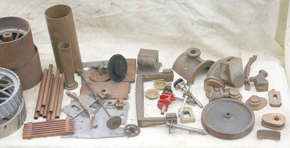 Parts for 1 inch scale "Minnie"