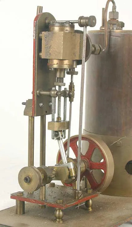 Model vertical engine with boiler