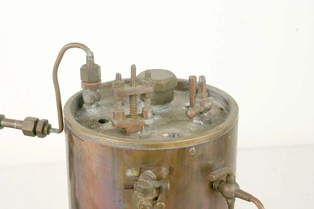 Model vertical engine with boiler