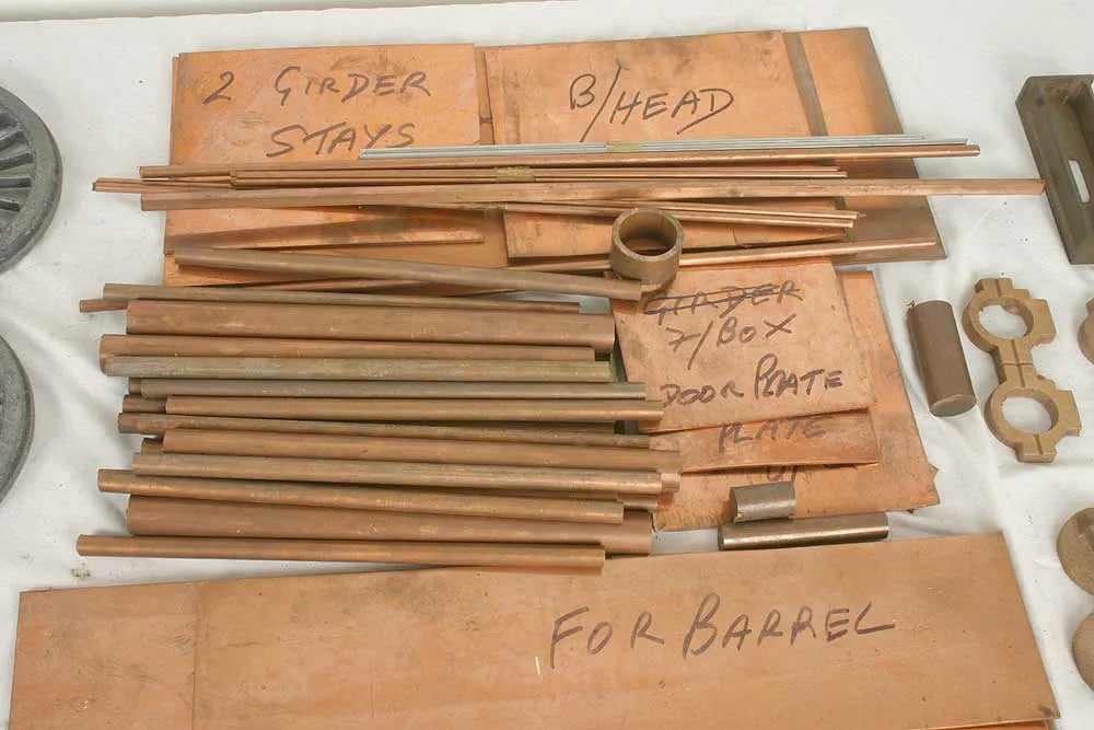 Part-built 3 1/2 inch gauge "City of Truro"