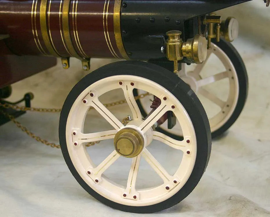 Markie Showmans engine in wooden carrying box