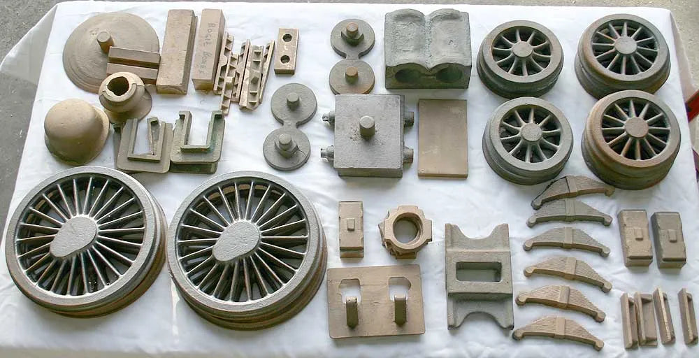 Set 5 inch gauge Super "Claud" castings