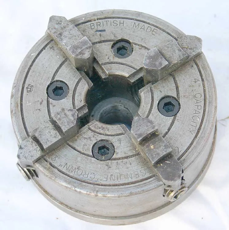4 inch 4 jaw chuck