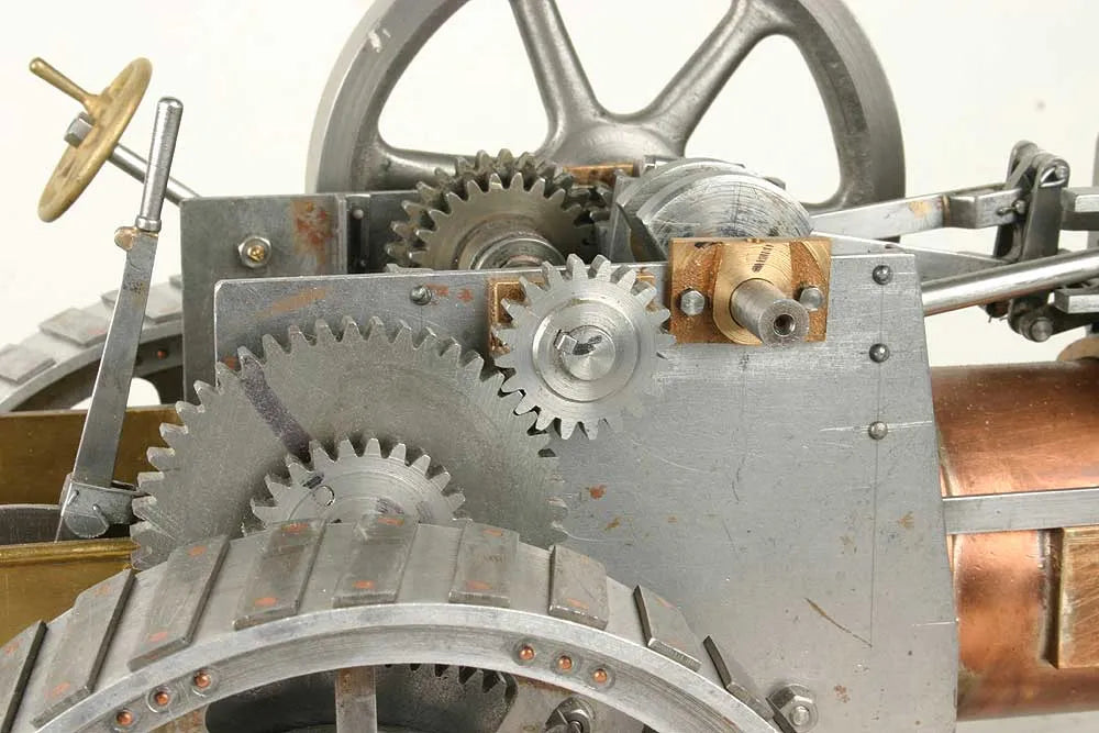 Part-built Minnie traction engine