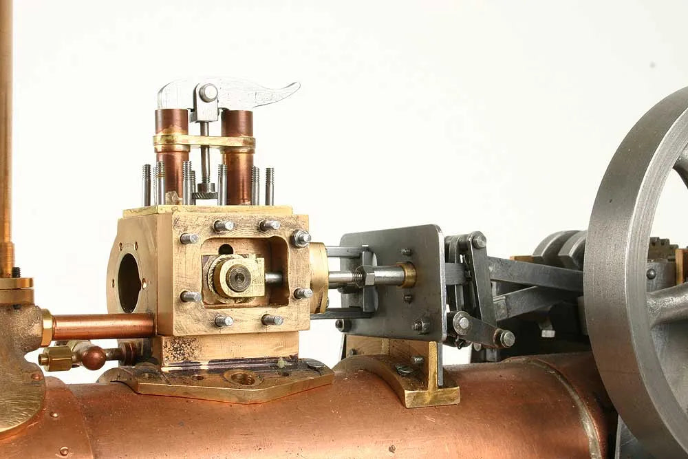Part-built Minnie traction engine