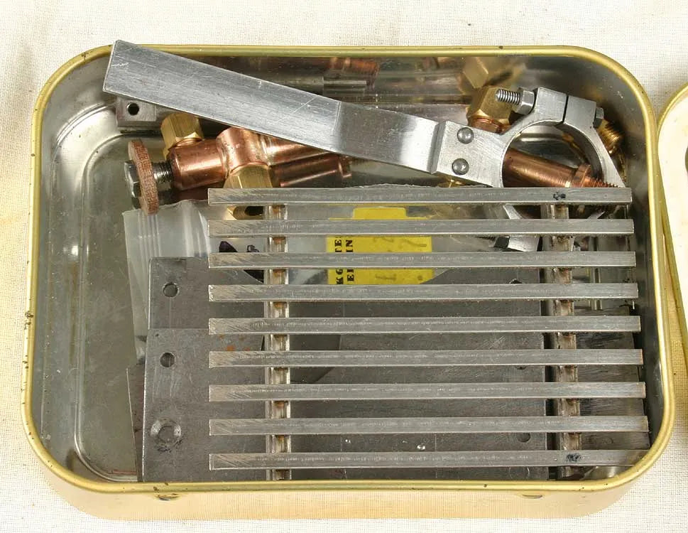 Part-built Minnie traction engine