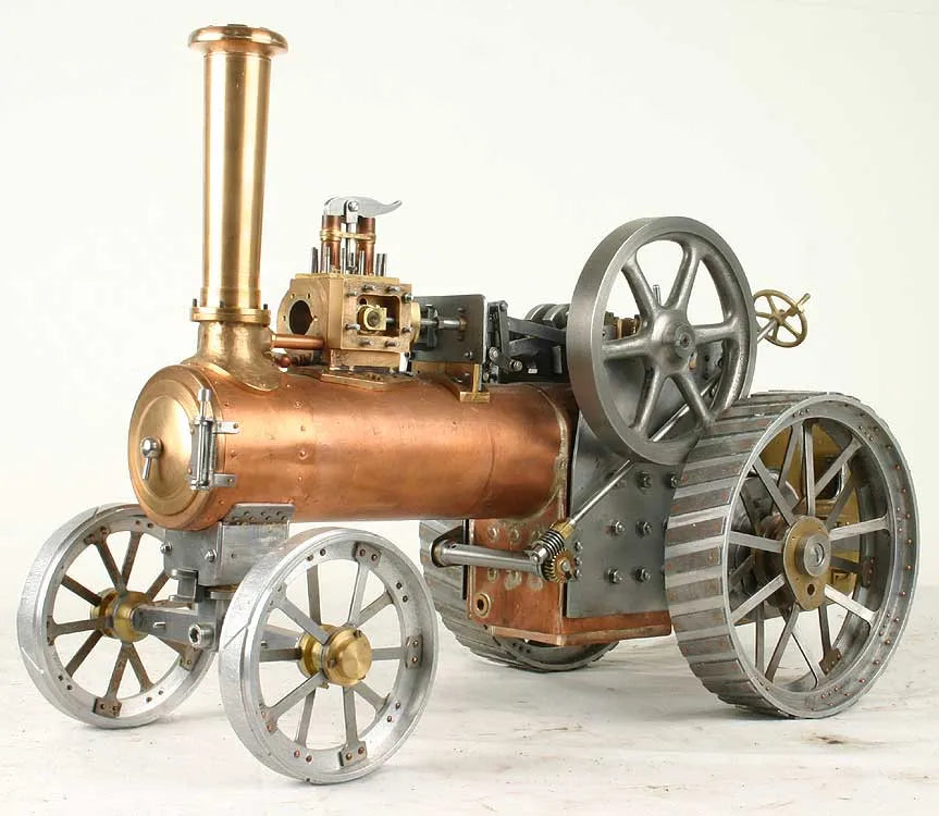 Part-built Minnie traction engine