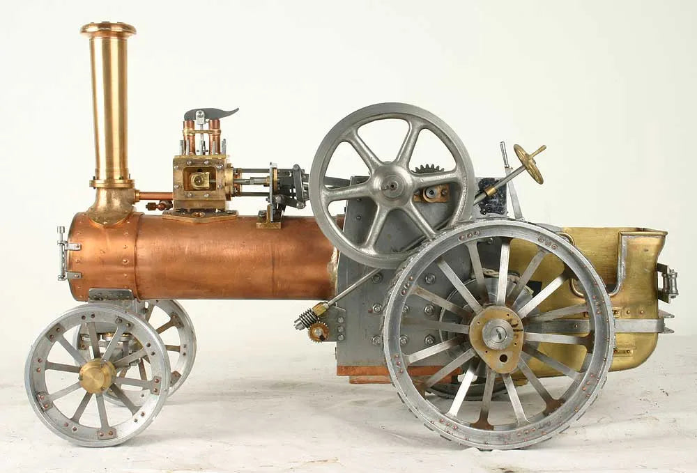 Part-built Minnie traction engine