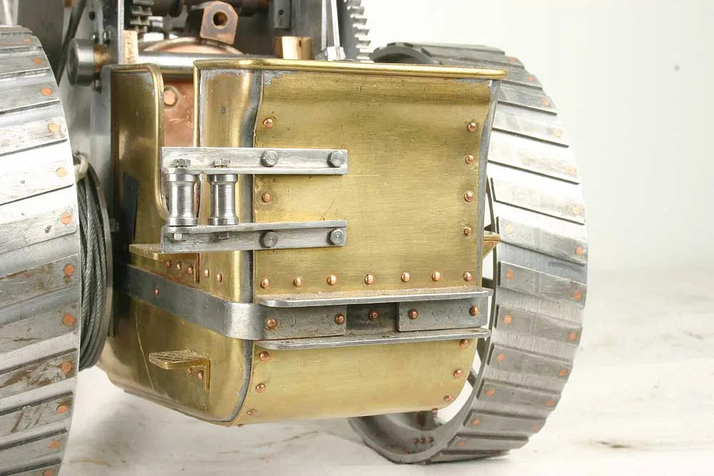 Part-built Minnie traction engine