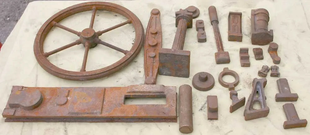 Part set Clarkson beam engine castings