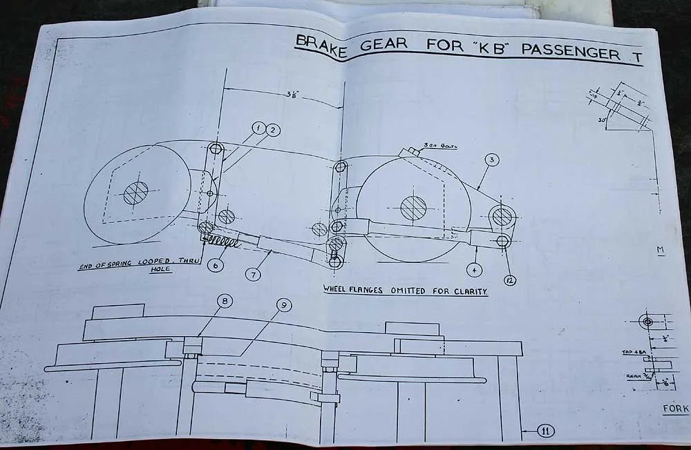 5 inch gauge "Midlander" parts