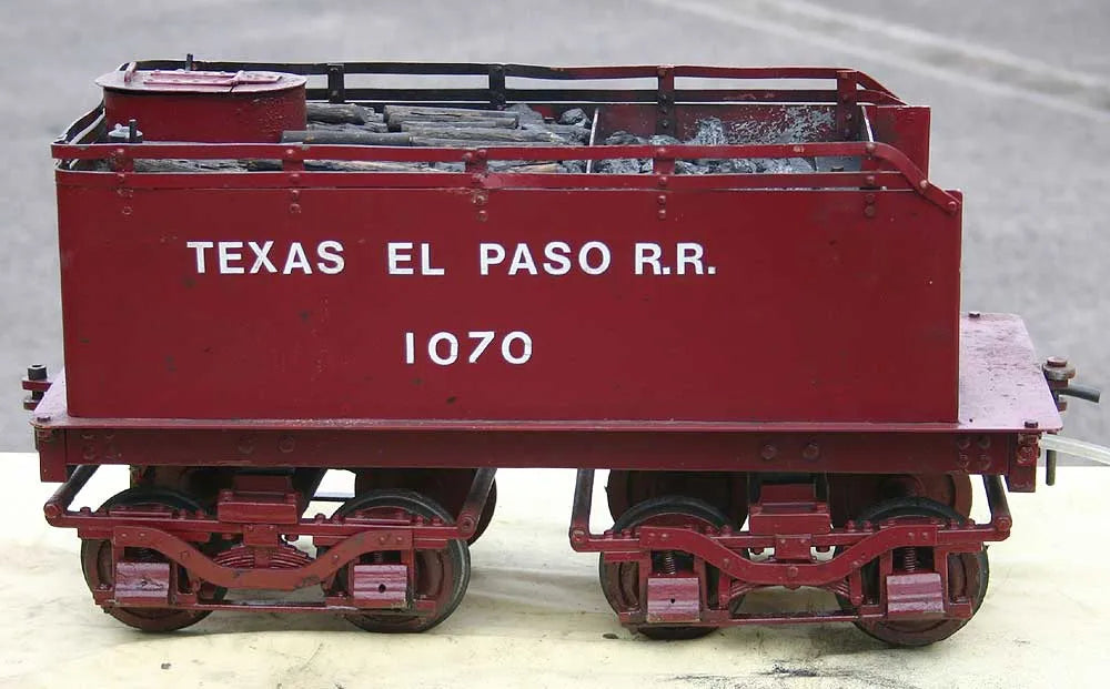 5 inch gauge US 4-4-0 part-dismantled