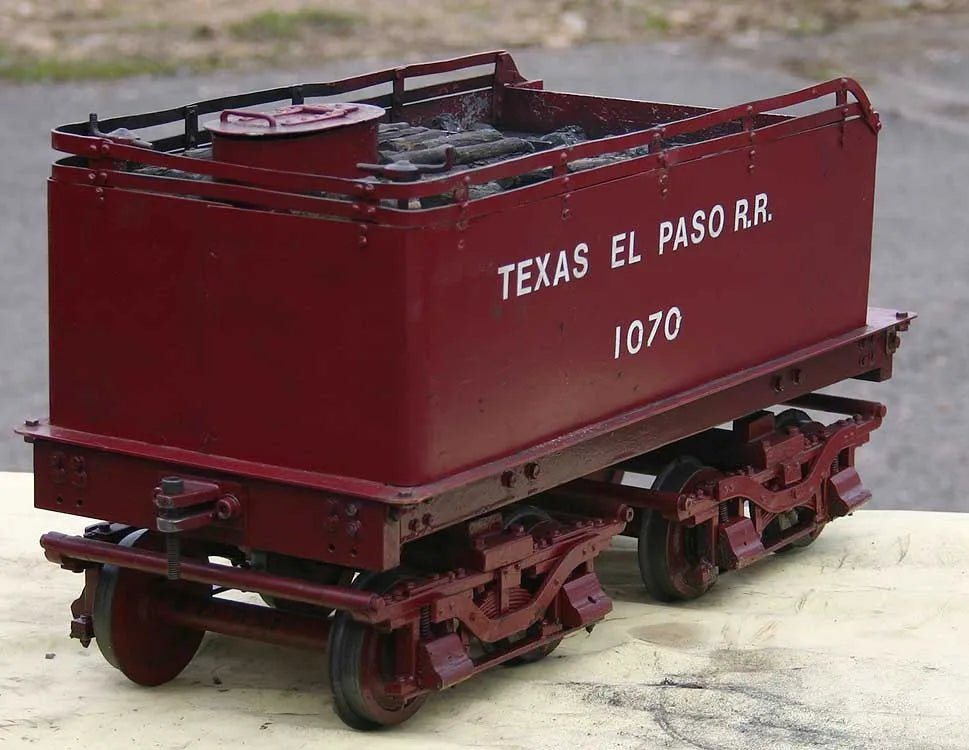 5 inch gauge US 4-4-0 part-dismantled
