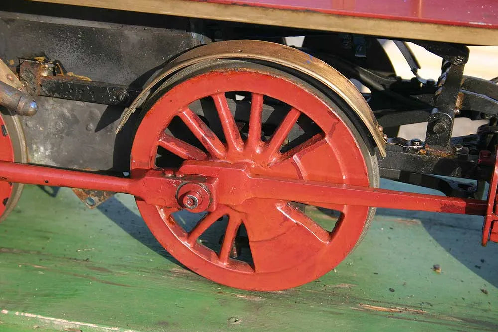 5 inch gauge US 4-4-0 part-dismantled