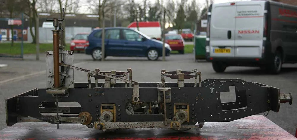 5 inch gauge Hunslet chassis, without cylinders