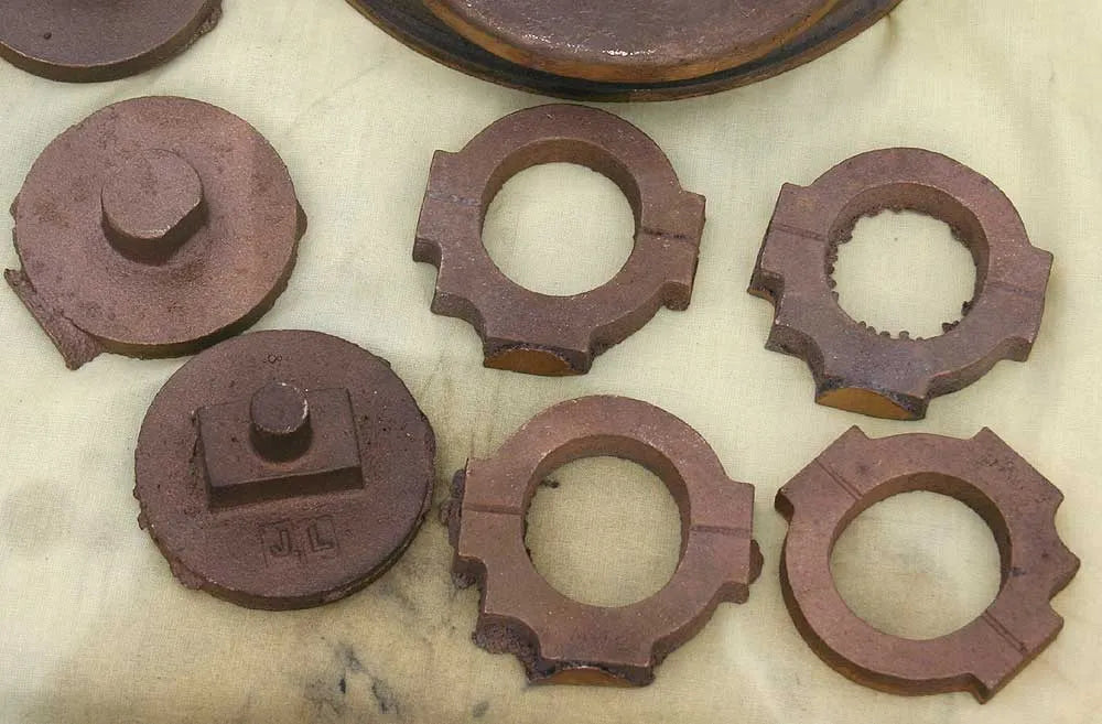 Set 5 inch gauge Hunslet castings with frames