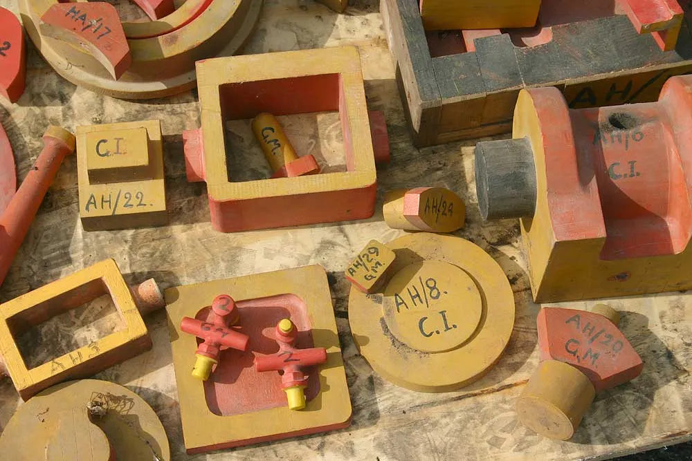 7 1/4 inch gauge Heywood patterns, castings, drawings
