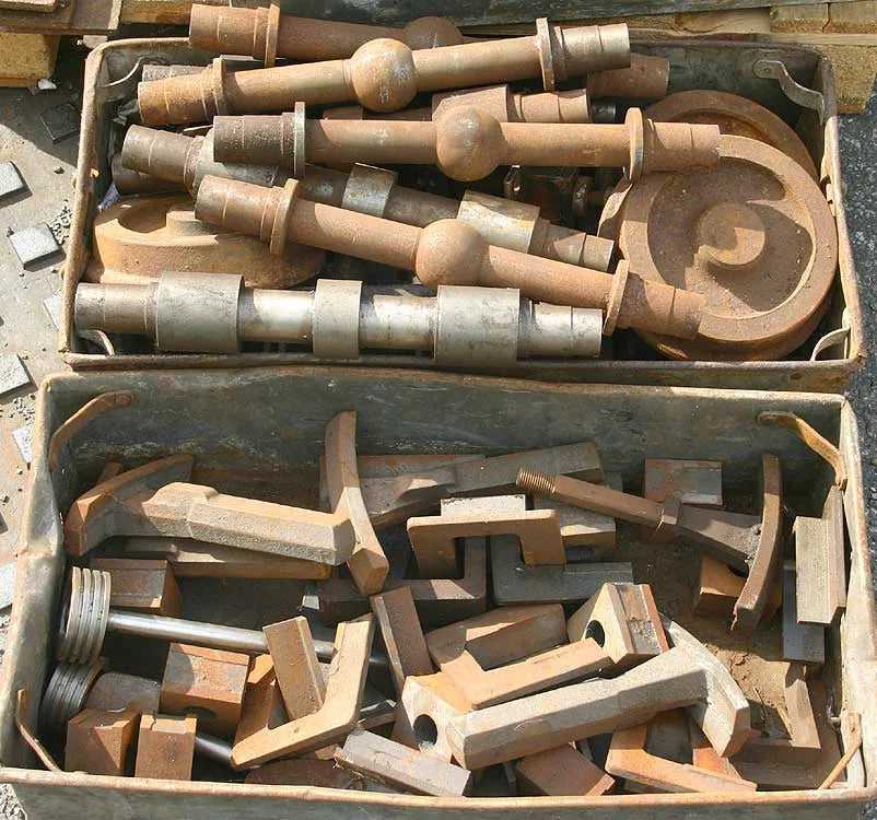 7 1/4 inch gauge Heywood patterns, castings, drawings