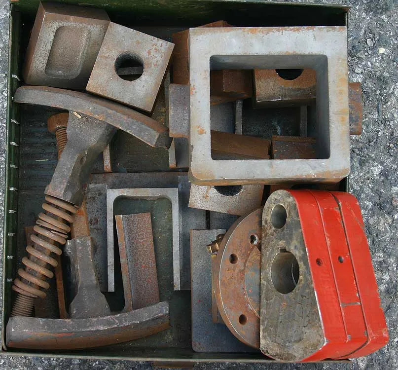 7 1/4 inch gauge Heywood patterns, castings, drawings