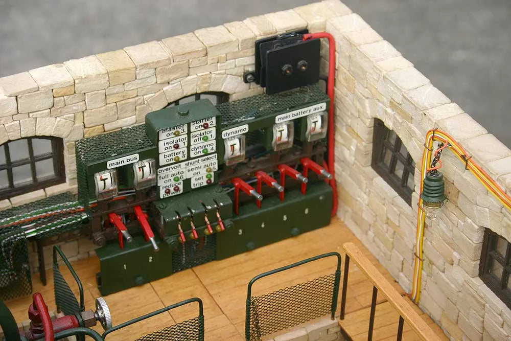 Stone built engine house with Stuart 10V