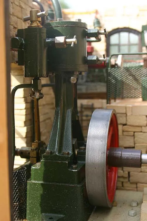 Stone built engine house with Stuart 10V