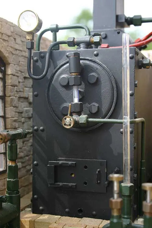 Stone built engine house with Stuart 10V