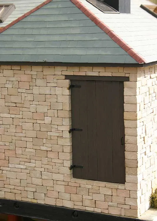 Stone built engine house with Stuart 10V