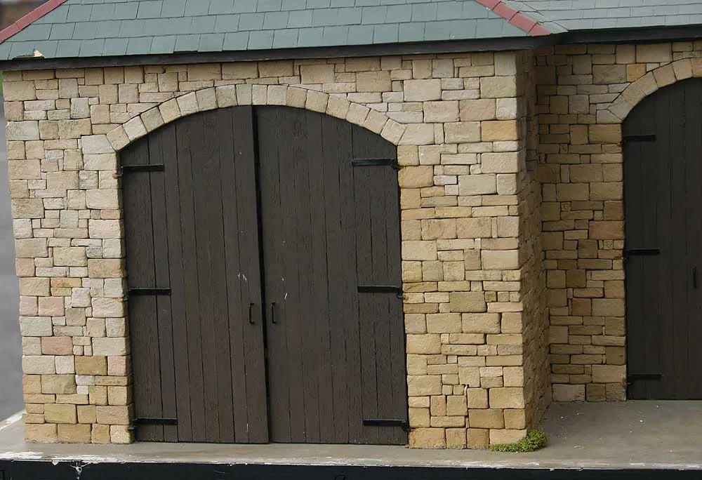 Stone built engine house with Stuart 10V