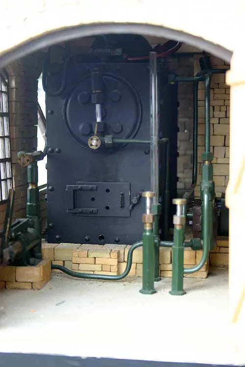 Stone built engine house with Stuart 10V