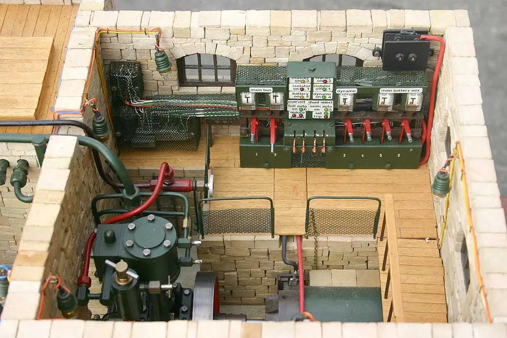 Stone built engine house with Stuart 10V
