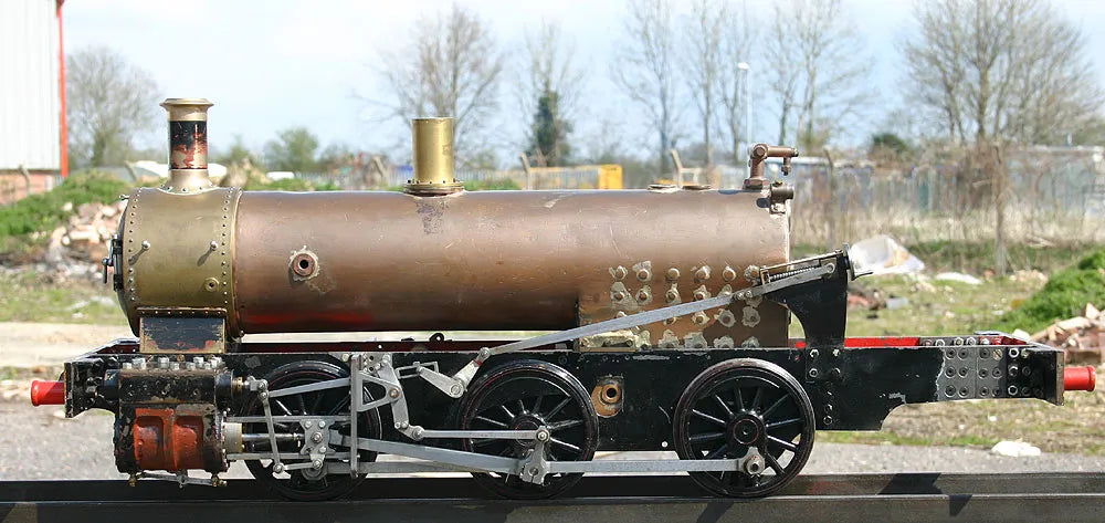 Part-built "Simplex" with boiler