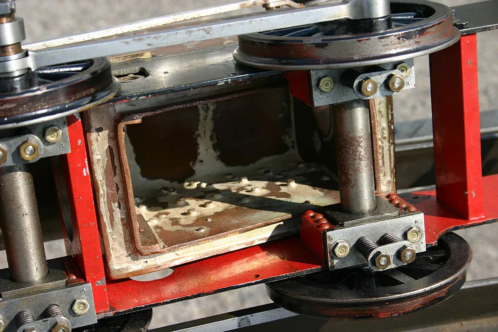 Part-built "Simplex" with boiler