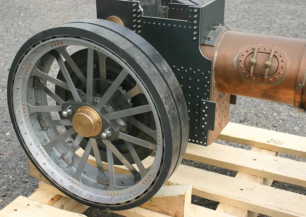 Part-built 2 inch scale Fowler Showmans engine
