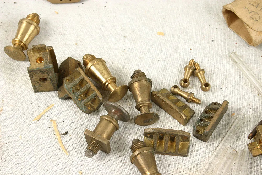 Assorted model boiler fittings, valves
