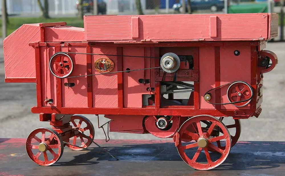 Marshall threshing machine