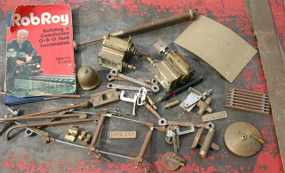 3 1/2 inch gauge part-built "Rob Roy"