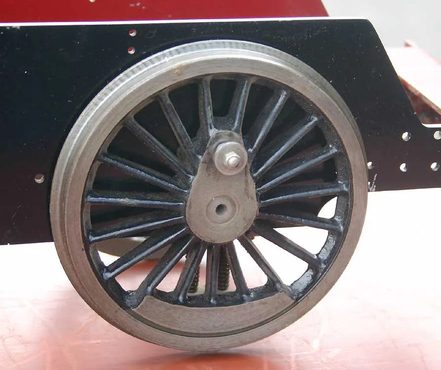 3 1/2 inch gauge "Doris" Black 5 chassis with cylinders